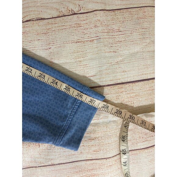 Peter Millar Men's Blue Mini Skull Print Long Sleeve Sweater - 4XT - Picture 12 of 15